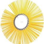 Cepillo rotativo de aro 600 x 7 "/ 180 amarillo