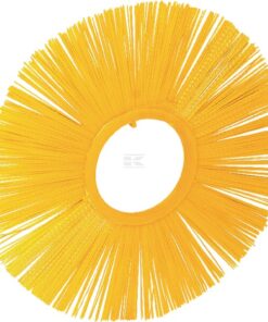 Rotary brush straight 700 x 7'' poly 2.2mm yellow