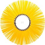 Cepillo rotativo de aro 600 x 7" / 180 amarillo Ø 2.2mm