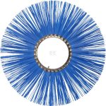 Cepillo rotativo de aro 600 x 7" / 180 azul Ø 2.2mm