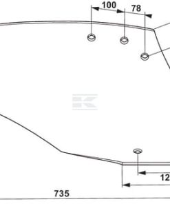 Vertedera D 3AS 14" G&B