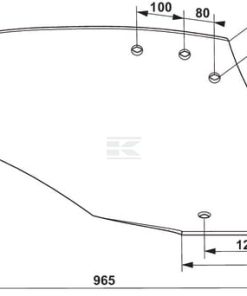 Vertedera dch. C16S 16" IRONCARB G&B