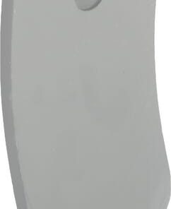 Punta de cultivador 250 x 120, curvada, 1 orificio, válida para Unia de Kramp