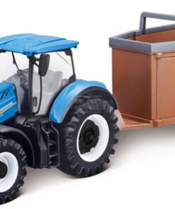 Tractor New Holland T7.315 con remolque para ganado