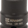Vaso de impacto 1/2" 18 mm 4 Vaso de impacto 1/2" 18 mm