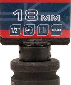 Vaso de impacto 1/2" 18 mm 3 Vaso de impacto 1/2
