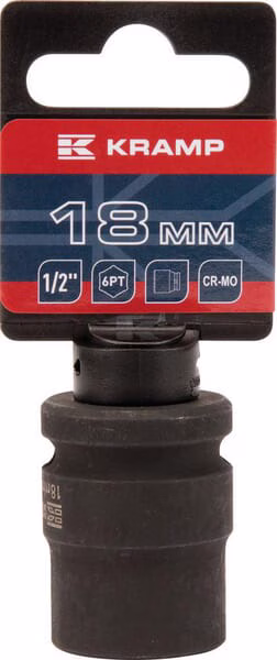 Vaso de impacto 1/2" 18 mm 2 Vaso de impacto 1/2" 18 mm