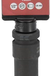 Llave de vaso de impacto larga 1/2" 14 mm 3 Llave de vaso de impacto larga 1/2