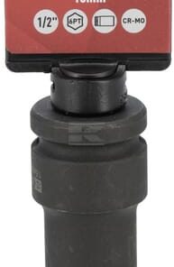 Llave de vaso de impacto larga 1/2" 16 mm
