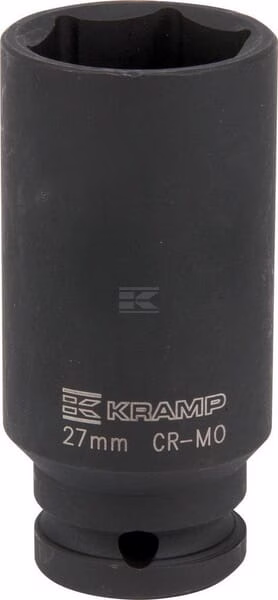 Vaso de impacto largo 1/2" 27 mm 1 Vaso de impacto largo 1/2" 27 mm