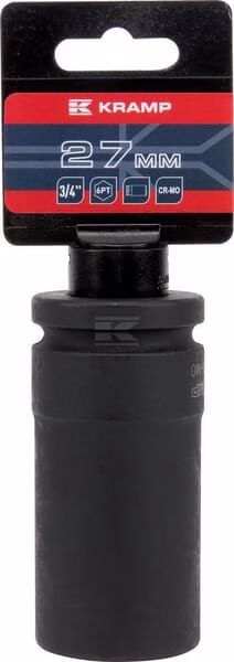 Vaso de impacto largo 3/4" 27 mm 2 Vaso de impacto largo 3/4" 27 mm