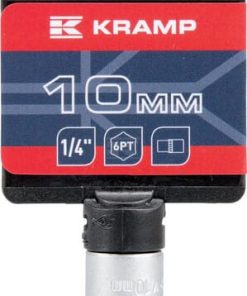 Vaso 1/4" 6-lados 10 mm