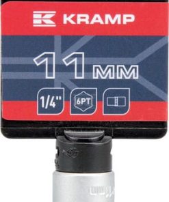 Vaso 1/4" 6-lados 11 mm