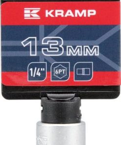 Vaso 1/4" 6-lados 13 mm