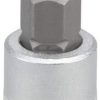 Vaso destornillador 1/4" Torx TX 20 8 Vaso destornillador 1/4" Torx TX 20