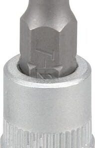 Vaso destornillador 1/4" Torx TX 25
