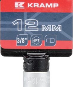Vaso 3/8" 6-lados 12 mm