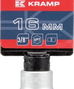 Vaso 3/8" 6-lados 16 mm