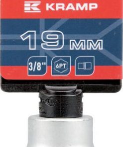 Vaso 3/8" 6-lados 19 mm