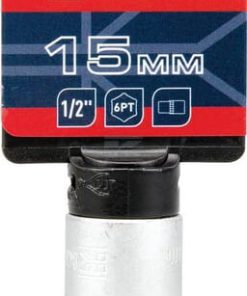 Vaso 1/2" 6-lados 15 mm