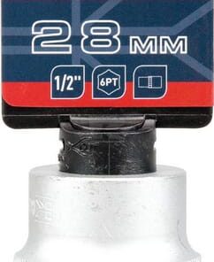 Vaso 1/2" 6-lados 28 mm