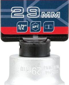 Vaso 1/2" 6-lados 29 mm