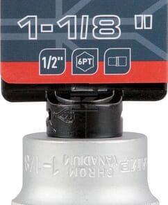 Vaso 1/2" 6-lados 1 1/8"