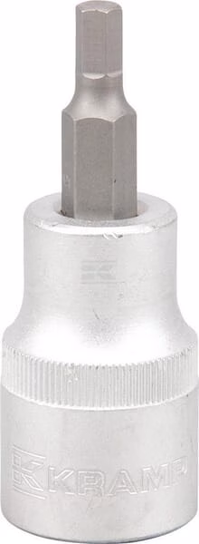 Vaso destornillador 1/2" Hex 5 mm 1 Vaso destornillador 1/2" Hex 5 mm