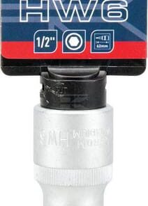 Vaso destornillador 1/2" Hex 6 mm