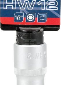 Vaso destornillador 1/2" Hex 12 mm