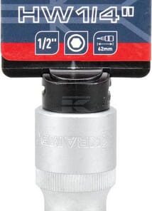 Vaso destornillador 1/2" Hex 1/4"