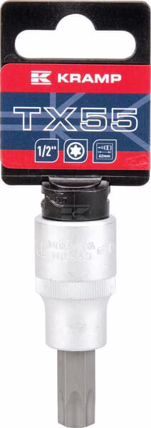 Vaso 1/2" Torx TX 55 2 Vaso 1/2" Torx TX 55