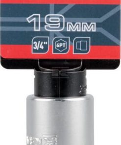 Vaso 3/4" 6-lados 19 mm