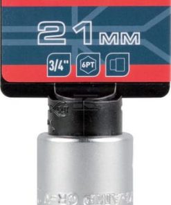 Vaso 3/4" 6-lados 21 mm