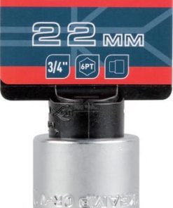 Vaso 3/4" 6-lados 22 mm