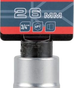 Vaso 3/4" 6-lados 26 mm
