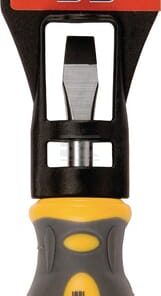 Destornillador ranurado de mango ancho 6,5 x 38 mm