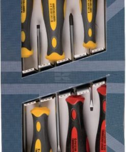 Juego de destornilladores planos/Phillips, 6 piezas