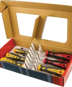 Juego de destornilladores planos/Phillips, 6 piezas