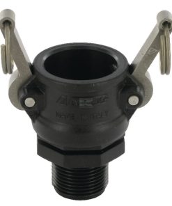 Camlock Tipo B 3/4" rosca macho, polipropileno