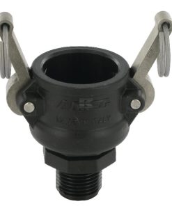 Camlock Tipo B 3/4" rosca macho 1/2", polipropileno
