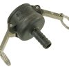 Extremo de maguera Camlock Tipo C 3/4" 13 mm, polipropileno