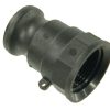 Camlock Tipo A 1.1/4" rosca hembra, polipropileno