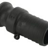 Extremo de manguera Camlock Tipo E 1" de 32 mm, polipropileno