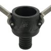 Extremo de maguera Camlock Tipo C 1.1/4" de 30 mm, polipropileno