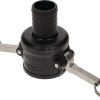 Extremo de maguera Camlock Tipo C 1.1/4", polipropileno