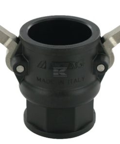 Camlock Tipo D 1.1/4" rosca hembra, polipropileno