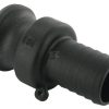 Extremo de maguera Camlock Tipo E 1-1/4" de 30 mm, polipropileno