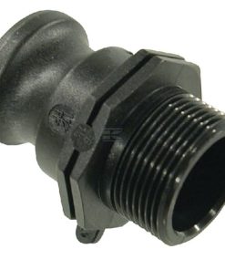 Camlock Tipo F 1.1/4" rosca macho, polipropileno