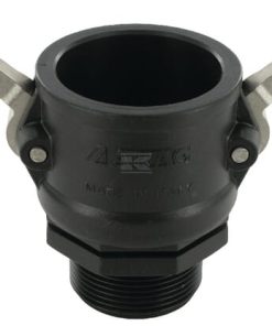 Camlock Tipo B 1.1/2" rosca macho, polipropileno